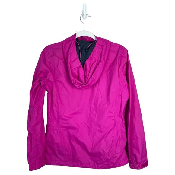 COLUMBIA Omni-Tech Waterproof Jacket Fuschia Pink Size Small Hooded Rain - Picture 2 of 9